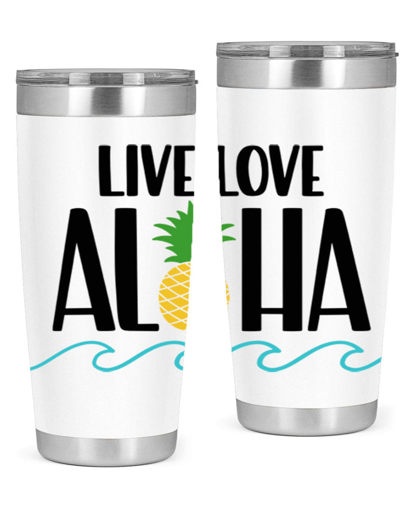 Live Love Aloha Style 30#- summer- Tumbler