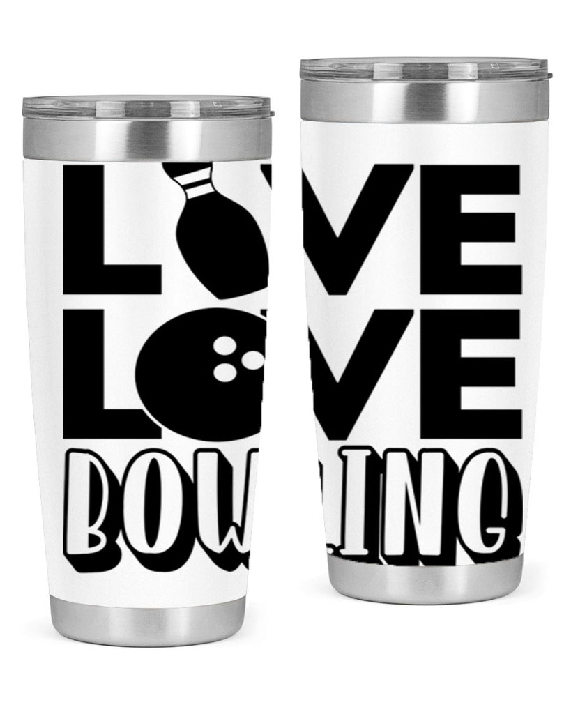 Live Love Bowling 833#- bowlig- Tumbler