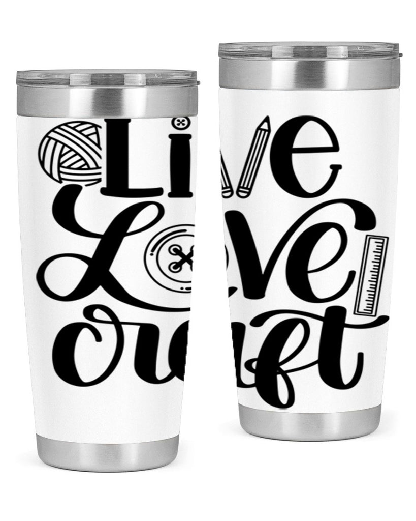 Live Love Craft 14#- crafting- Tumbler