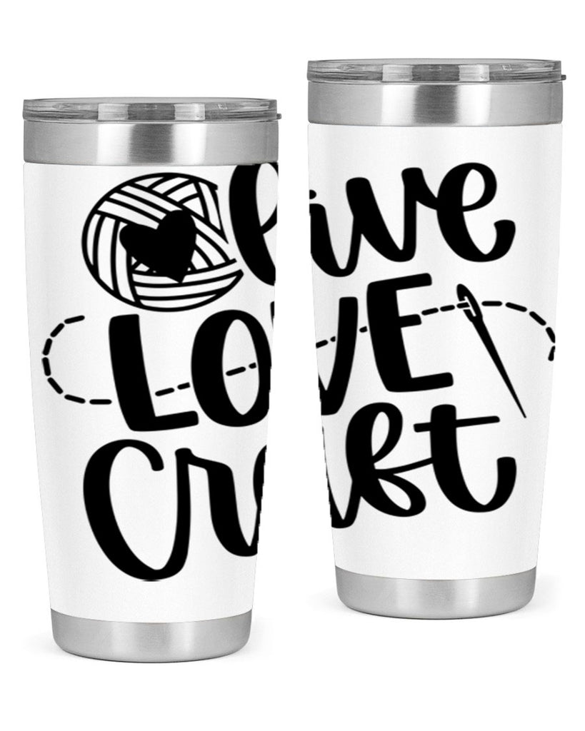 Live Love Craft 15#- crafting- Tumbler