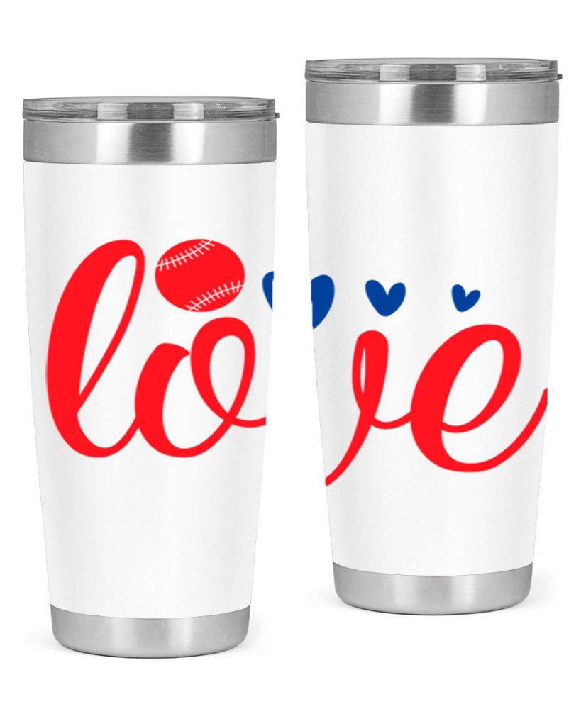 Love 2052#- baseball- Tumbler