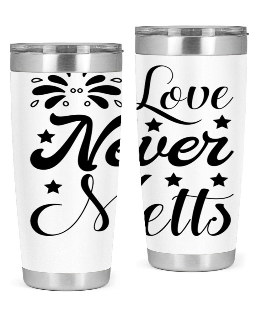 Love Never Melts 318#- winter- Tumbler