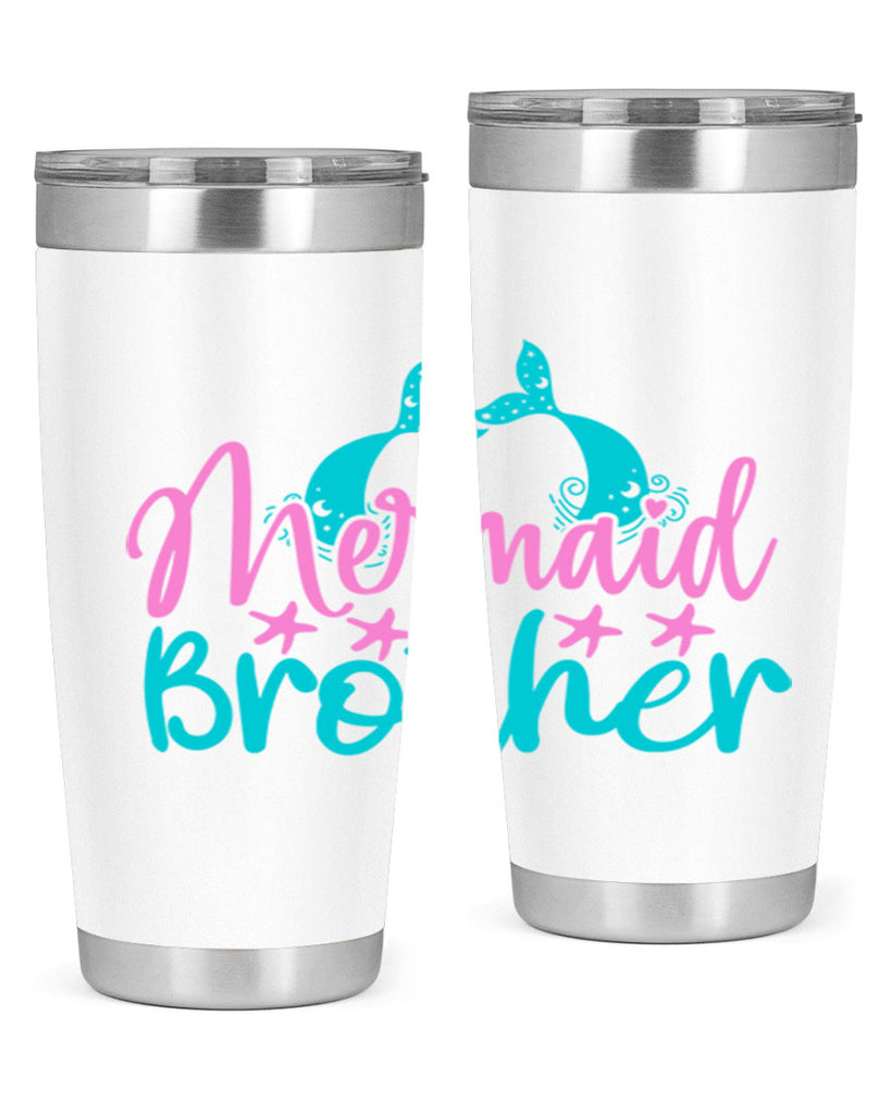 Mermaid Brother 354#- mermaid- Tumbler