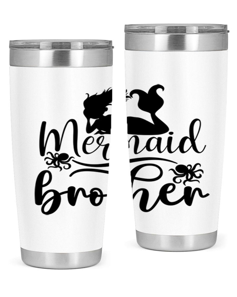 Mermaid Brother 355#- mermaid- Tumbler