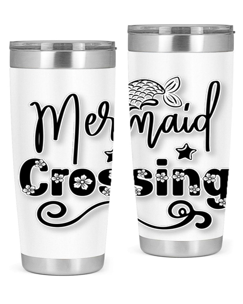 Mermaid Crossing 400#- mermaid- Tumbler