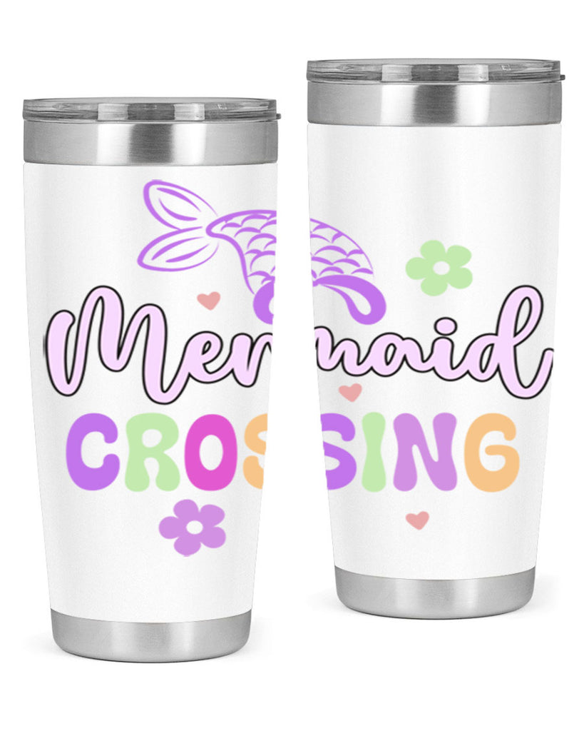 Mermaid Crossing 401#- mermaid- Tumbler