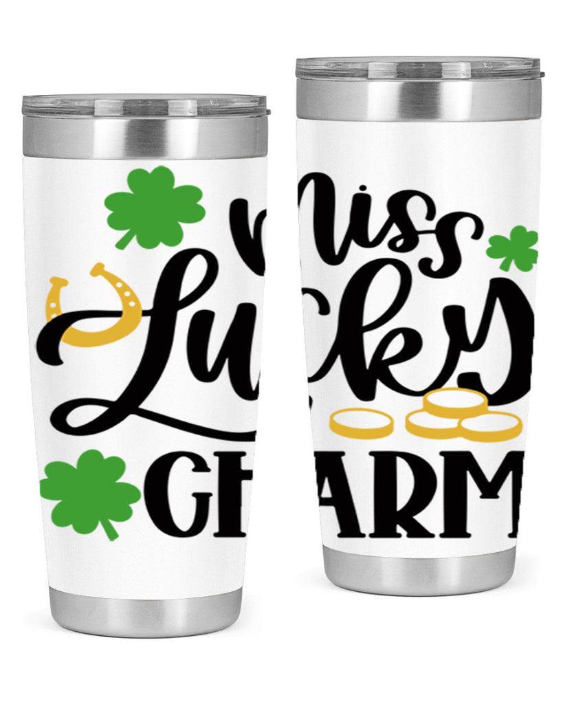 Miss Lucky Charm Style 47#- St Patricks Day- Tumbler