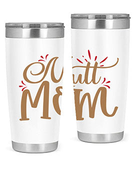 Mutt Mom Style 69#- dog- Tumbler