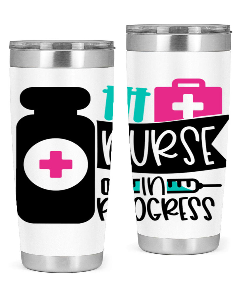 Nurse In Progress Style Style 111#- nurse- tumbler