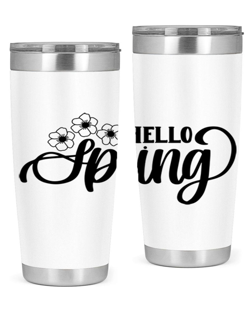 PNG_Hello Spring393#- spring- Tumbler