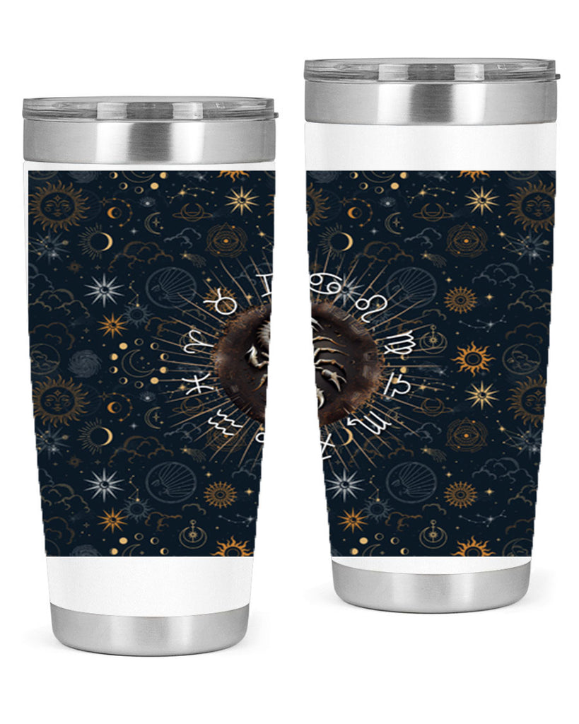 Scorpius Straight 466#- zodiac- Tumbler