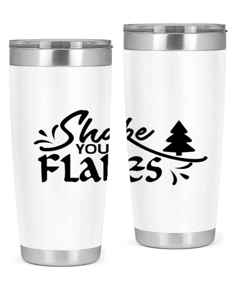 Shake Your Flakes 354#- winter- Tumbler