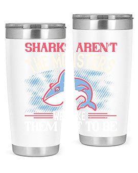 Sharks aren’t the monsters we make them out to be Style 24#- shark  fish- Tumbler