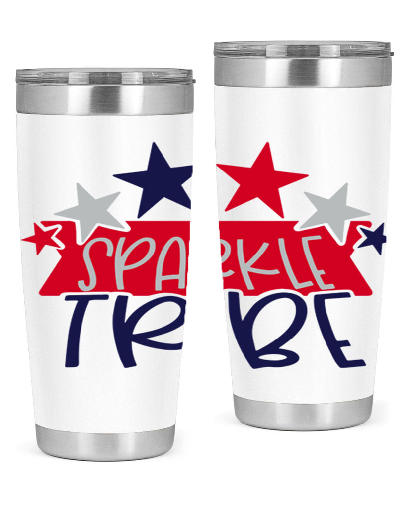 Sparkle Tribe Style 172#- Fourt Of July- Tumbler