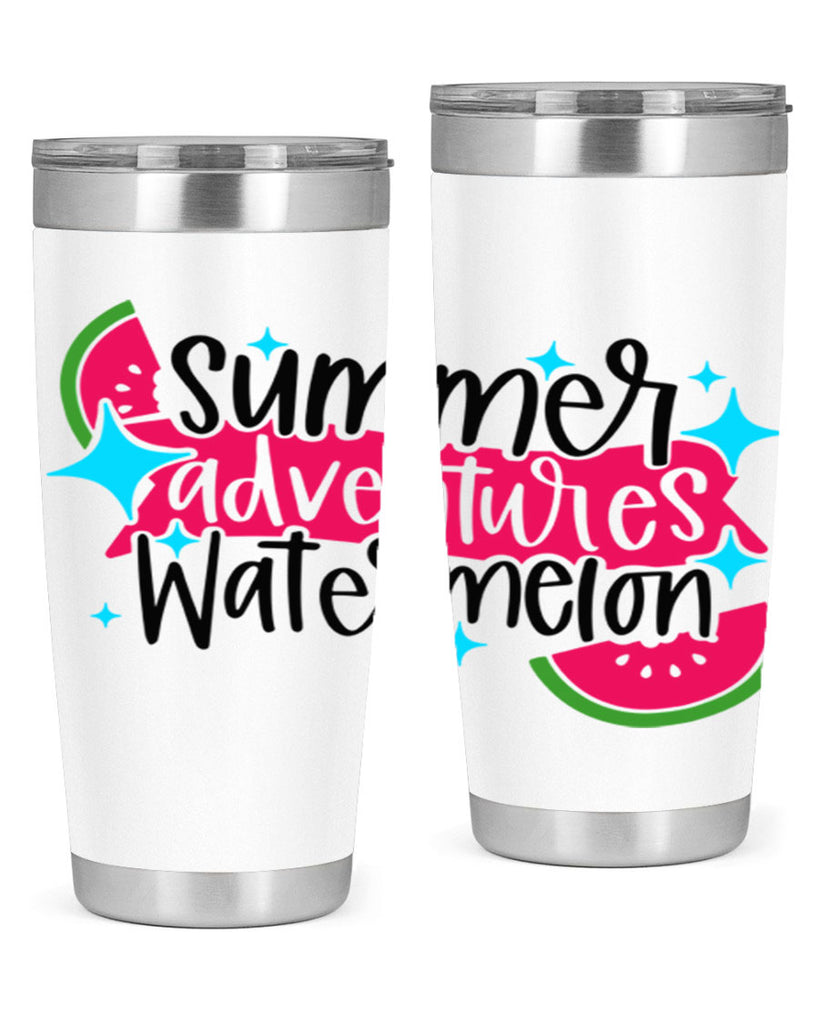Summer Adventures Watermelon Style 23#- summer- Tumbler