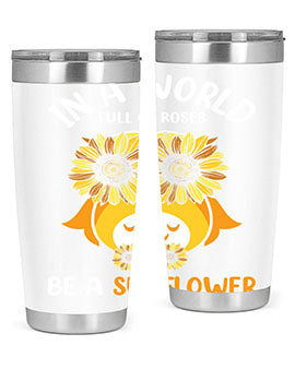 Sunflower Owl In A World A TurtleRabbit 18#- owl- Tumblers