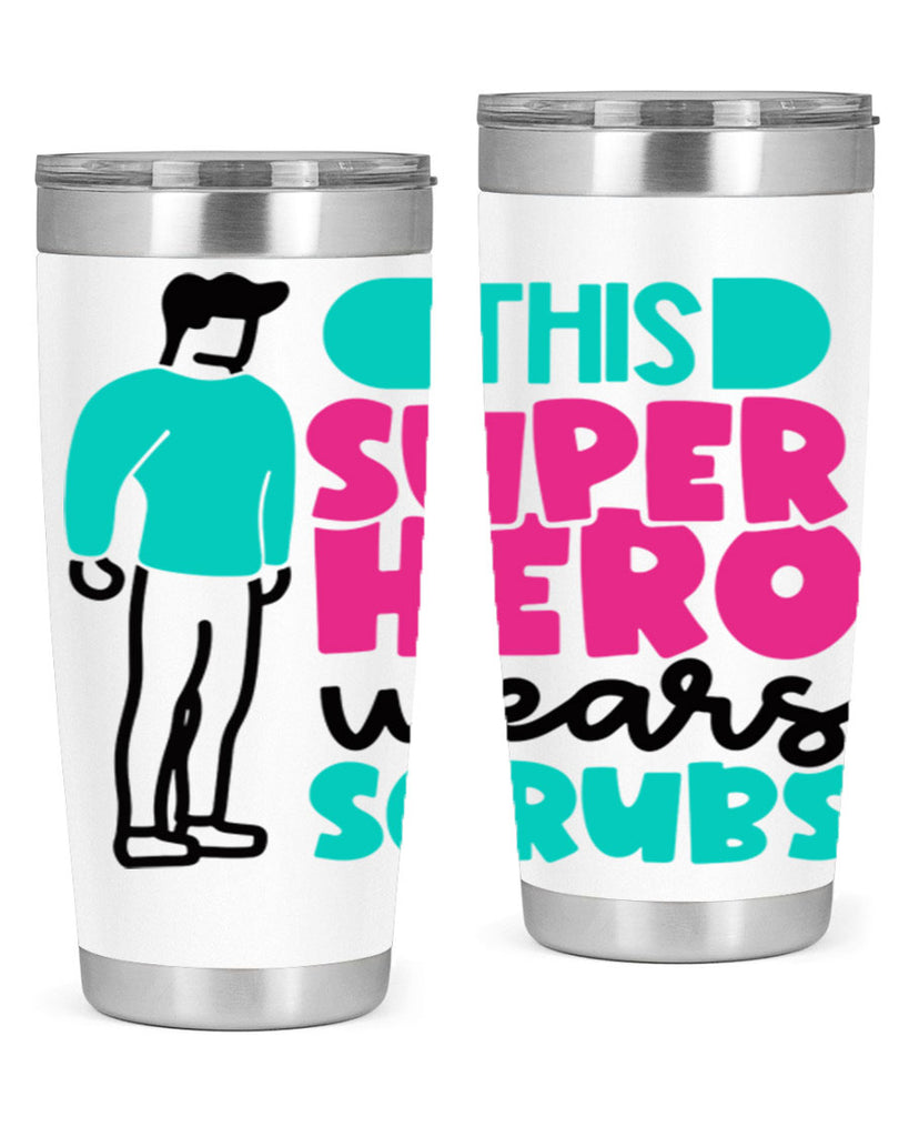 This Superhero Wears Scrubs Style Style 19#- nurse- tumbler