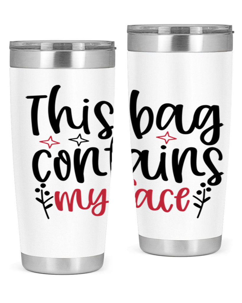 This bag contains my face Design Style 216#- make up- Tumbler