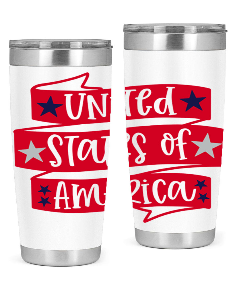 United States Of America Style 177#- Fourt Of July- Tumbler