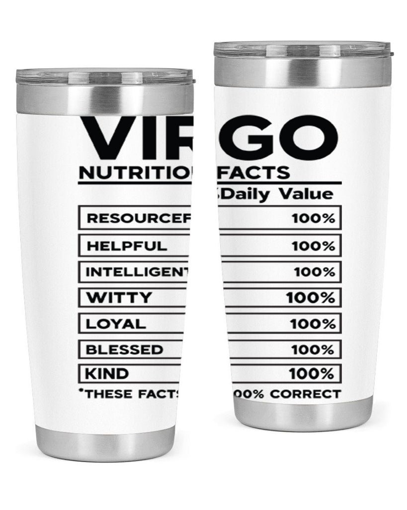 Virgo Nutrition Facts 530#- zodiac- Tumbler