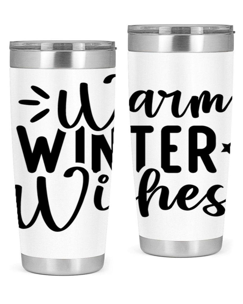 Warm Winter Wishes459#- winter- Tumbler