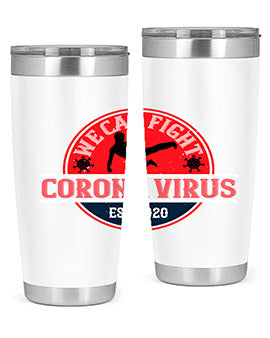 We Can Fight Corona Virus Est Style 11#- corona virus- Tumbler