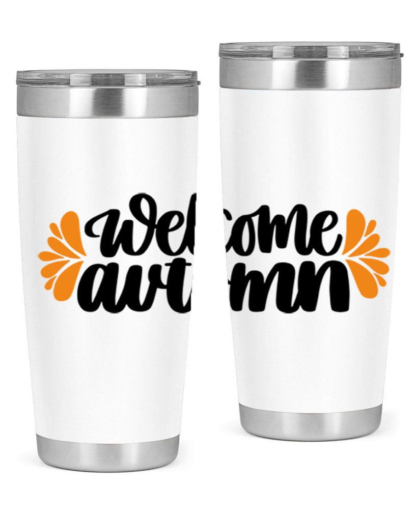 Welcome Autumn 513#- fall- Tumbler
