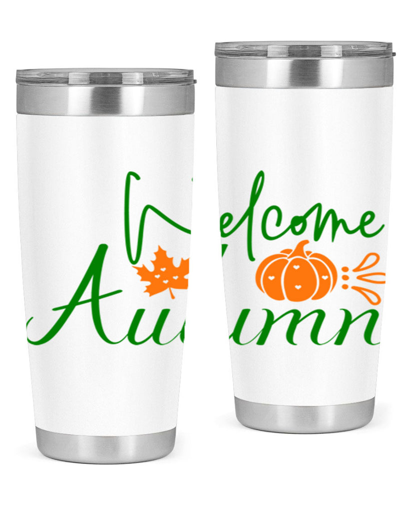 Welcome Autumn 627#- fall- Tumbler