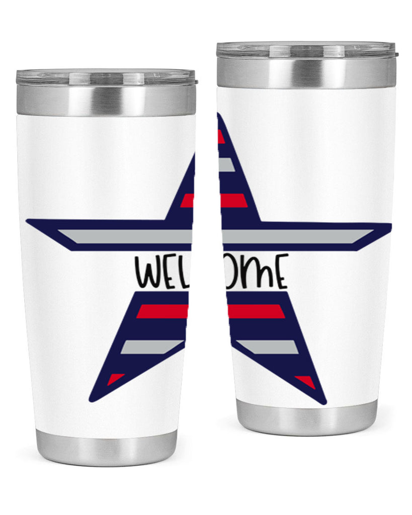 Welcome Style 186#- Fourt Of July- Tumbler