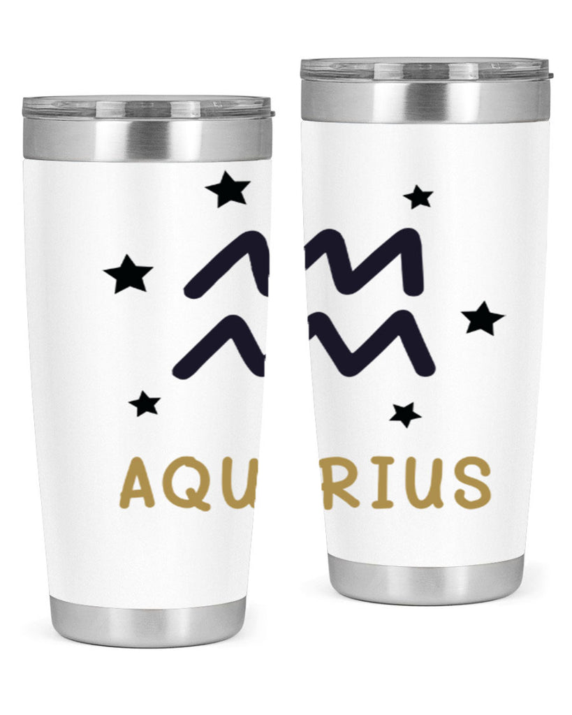aquarius 83#- zodiac- Tumbler