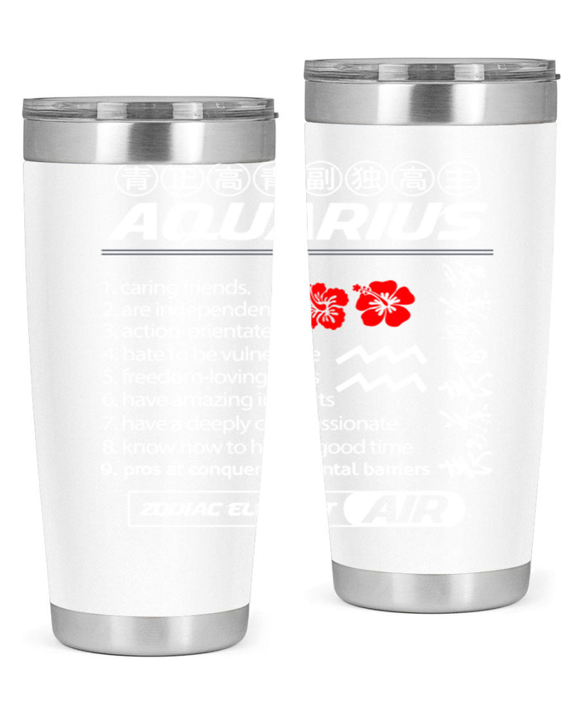 aquarius 85#- zodiac- Tumbler