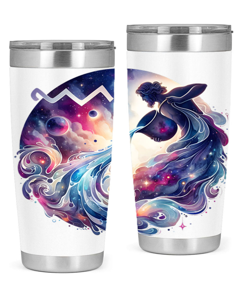 aquarius 89#- zodiac- Tumbler