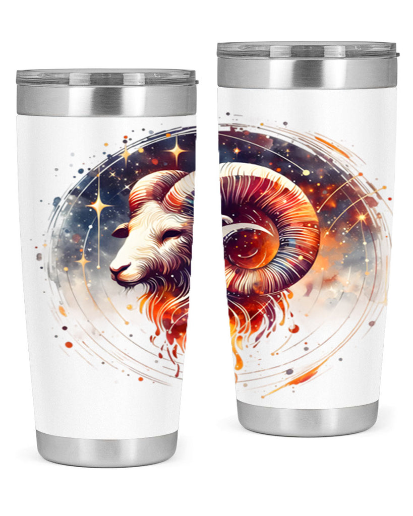 aries 125#- zodiac- Tumbler