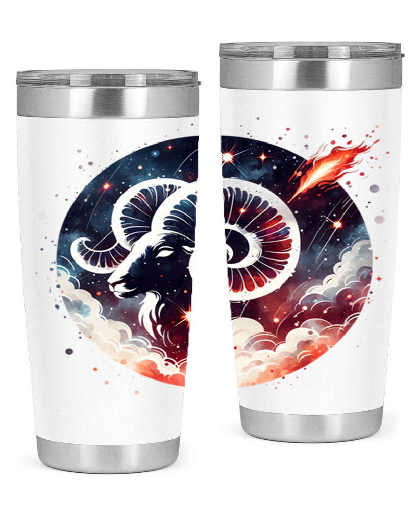 aries 140#- zodiac- Tumbler