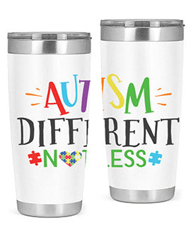 autism different not less Style 5#- autism- Tumbler