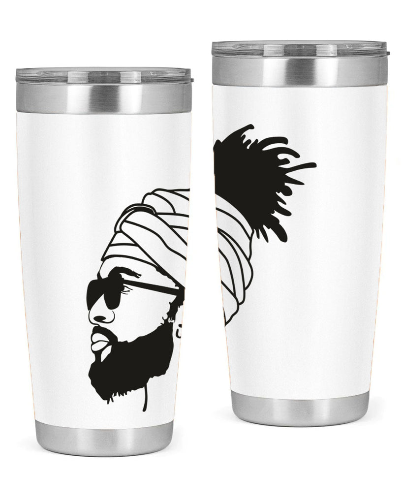 beardman 44#- black men - boys- tumbler