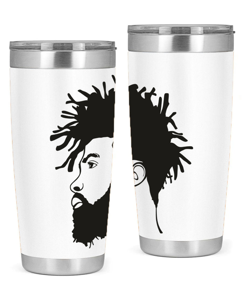 beardman 46#- black men - boys- tumbler