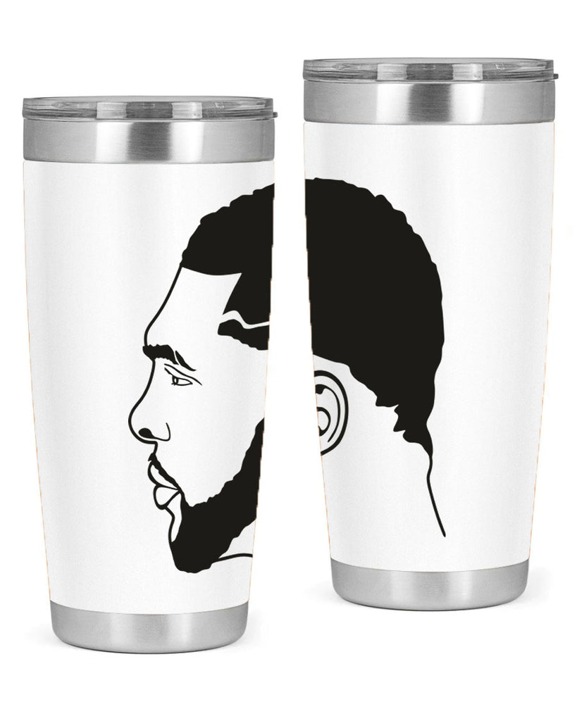 beardman 55#- black men - boys- tumbler