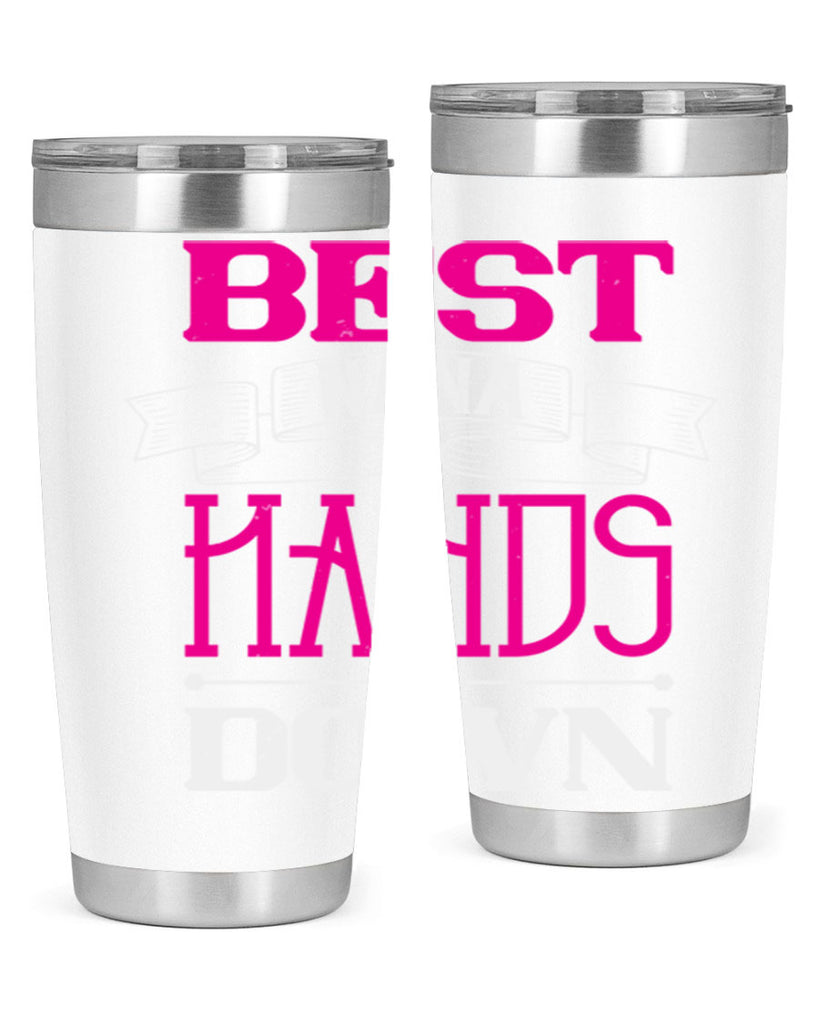 best nana hands down 35#- grandma - nana- Tumbler