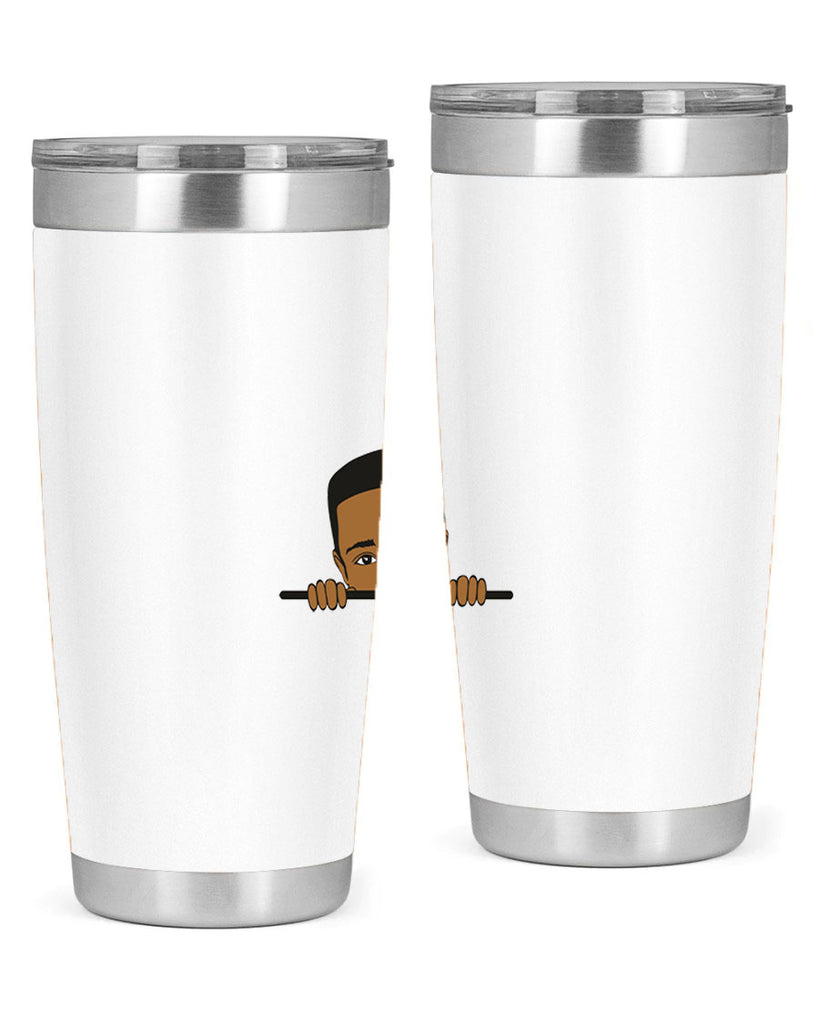 black boy 5#- black men - boys- tumbler