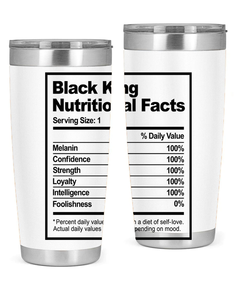 black king nutritional facts 231#- black words phrases- Cotton Tank