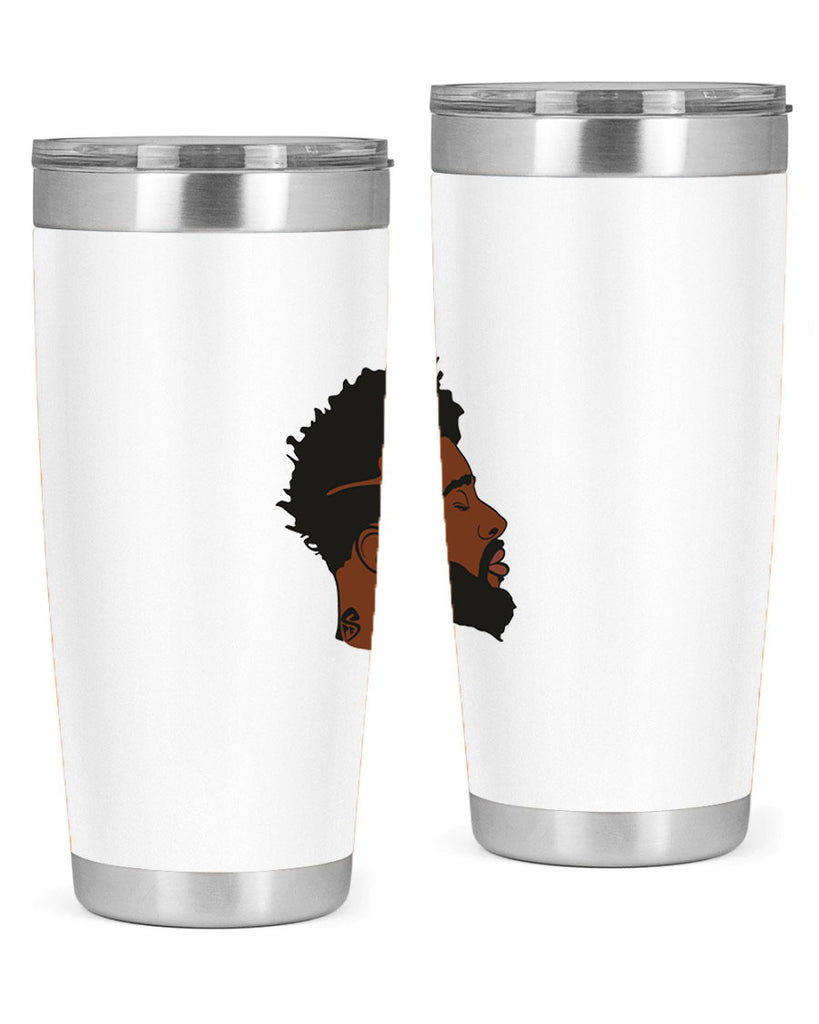 black man 30#- black men - boys- tumbler