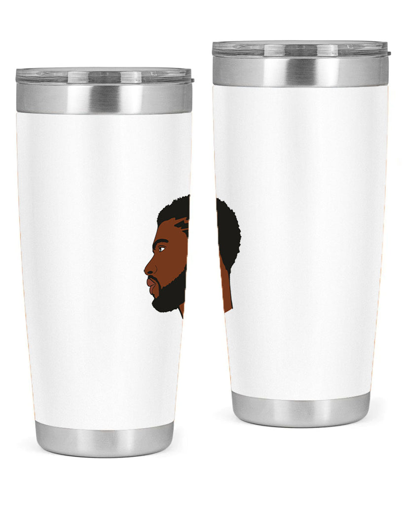 black man 40#- black men - boys- tumbler