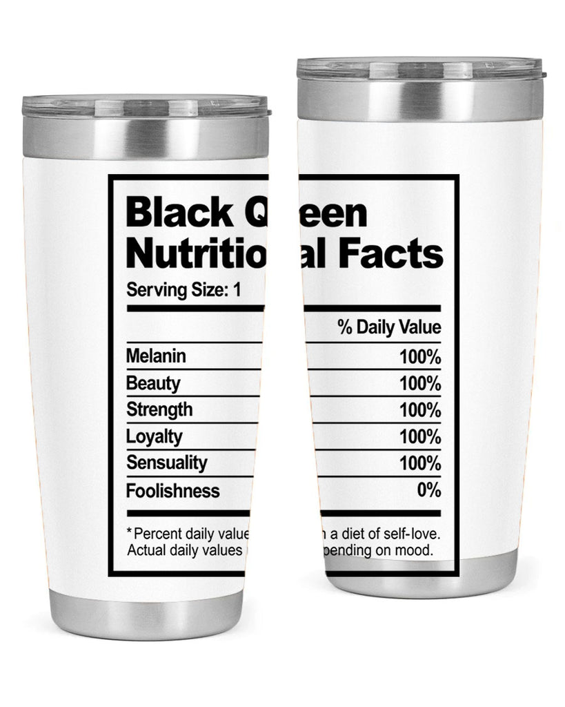 black queen nutritional facts 219#- black words phrases- Cotton Tank