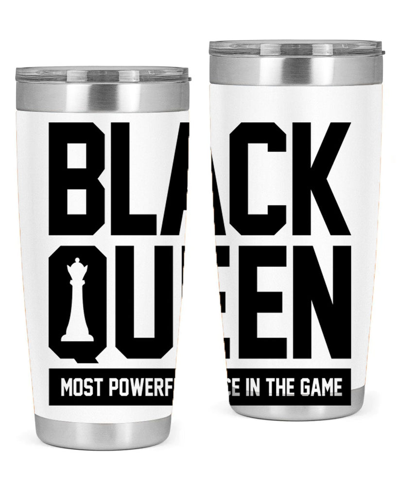 black queenchess 194#- black words phrases- Cotton Tank