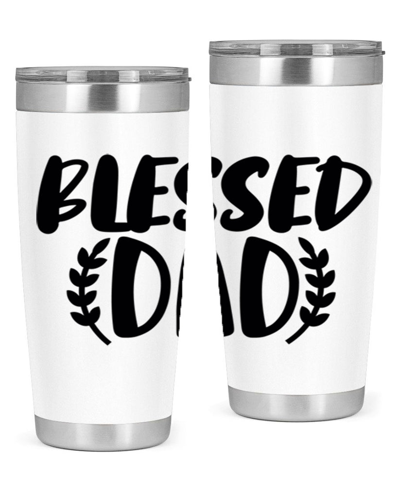 blessed dad 36#- dad- Tumbler