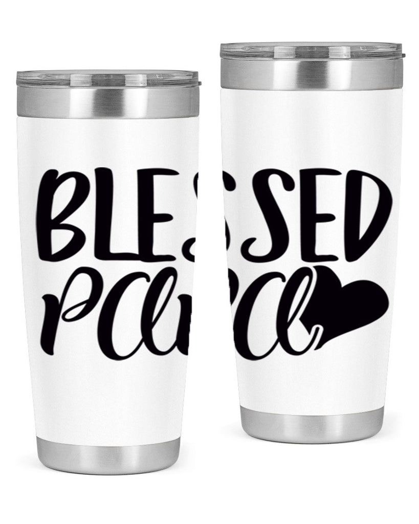 blessed papa 70#- grandpa - papa- Tumbler