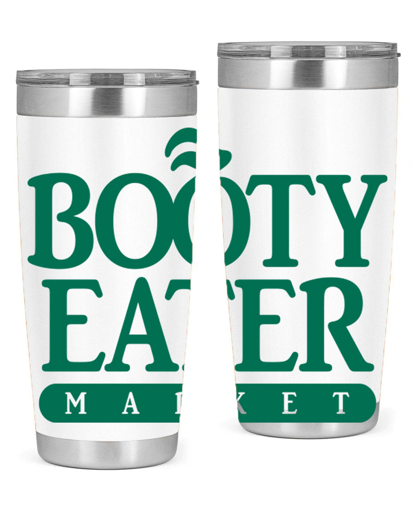 bootyeater 192#- black words phrases- Cotton Tank