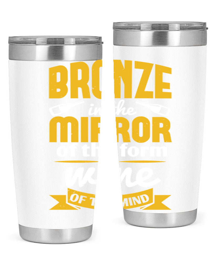 bronze in the mirror of the form wine of the mind 99#- wine- Tumbler