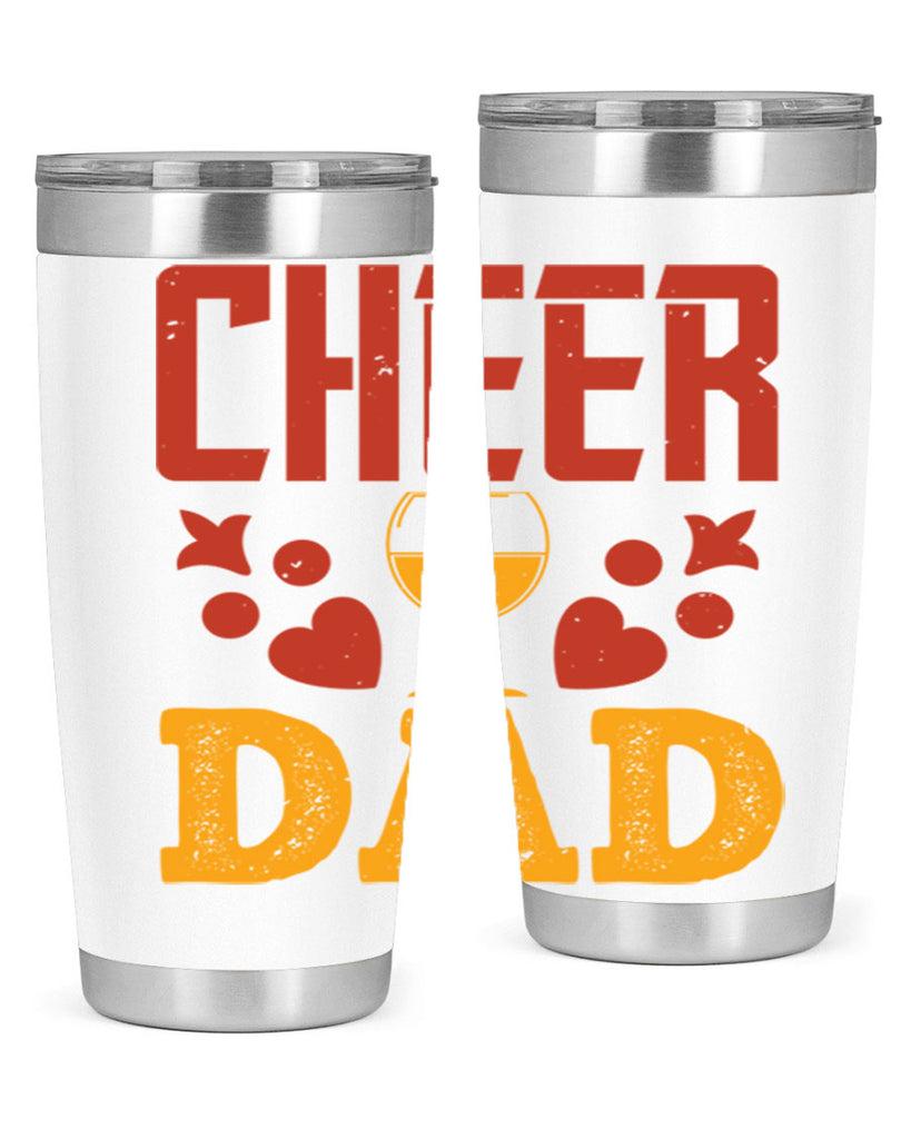 cheer dad 121#- fathers day- Tumbler